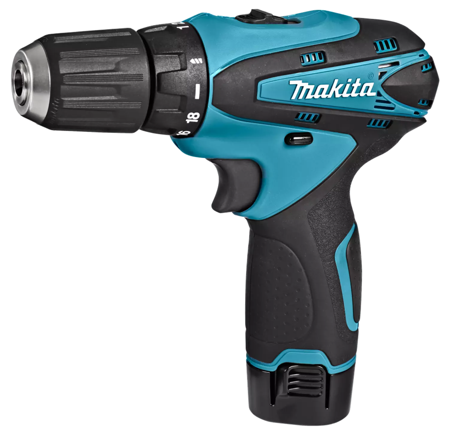Makita DF330DWE perceuse/visseuse à batterie Li-Ion 10.8V (2 batteries 1.3Ah) dans une mallette-image