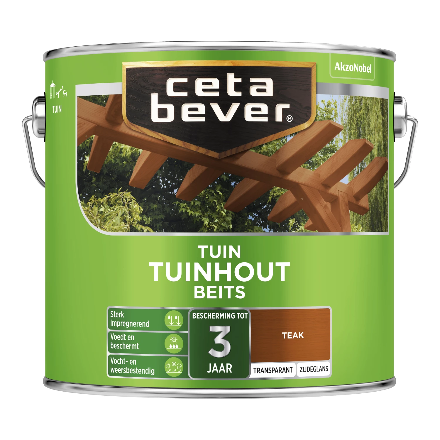 Cetabever Transparante Tuinhout Beits - Teak - 2,5L-image