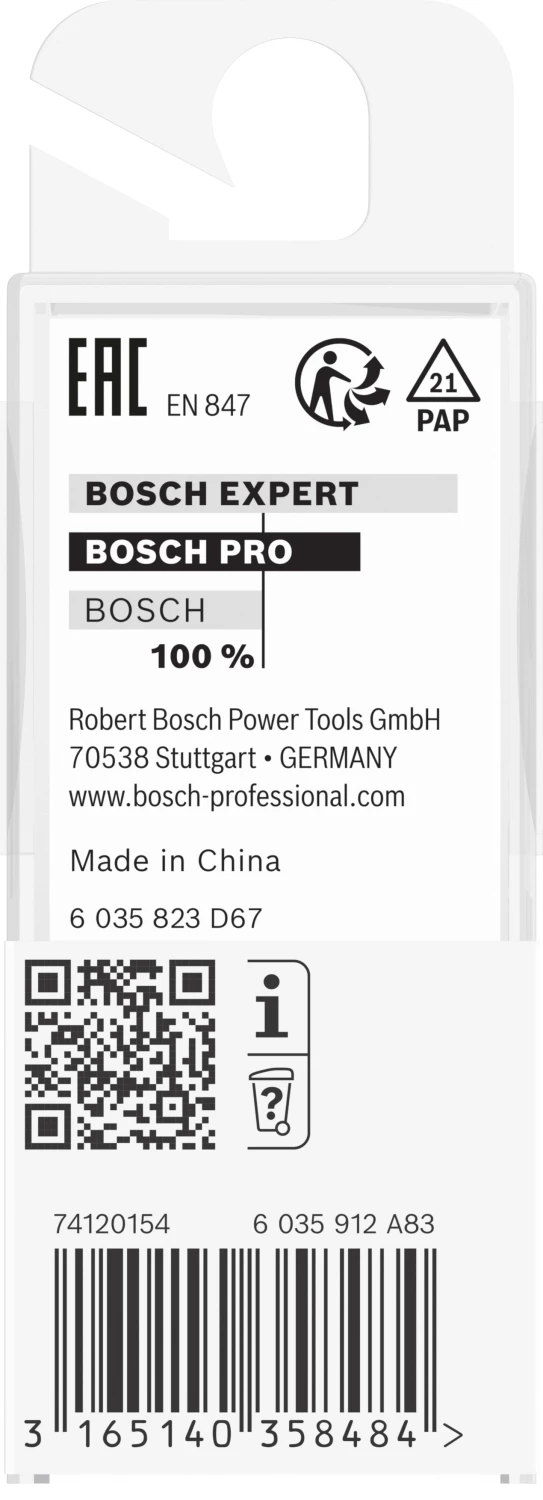 Bosch 2608628387 Vingerfrees - 2 snijvlakken - Hardmetaal - 15x20mm-image