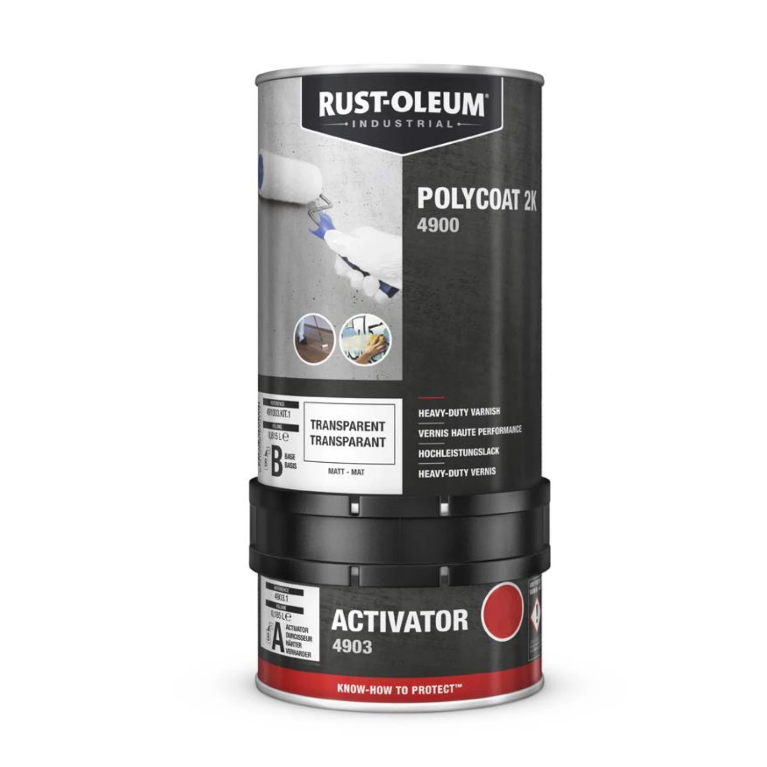 Rust-Oleum Polycoat 2K Heavy Duty vernis hoogglans - 1L-image