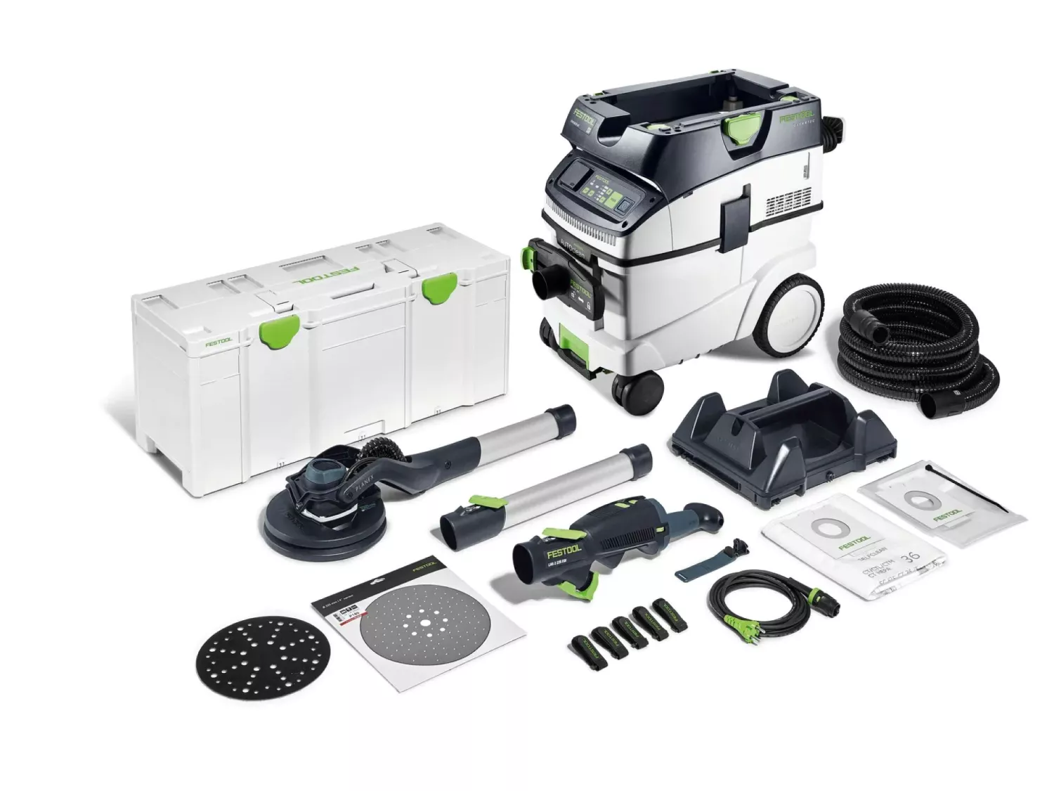 Festool LHS 2 225 EQI/CTM 36-Set Langnek-schuurmachine en stofzuigerset-image