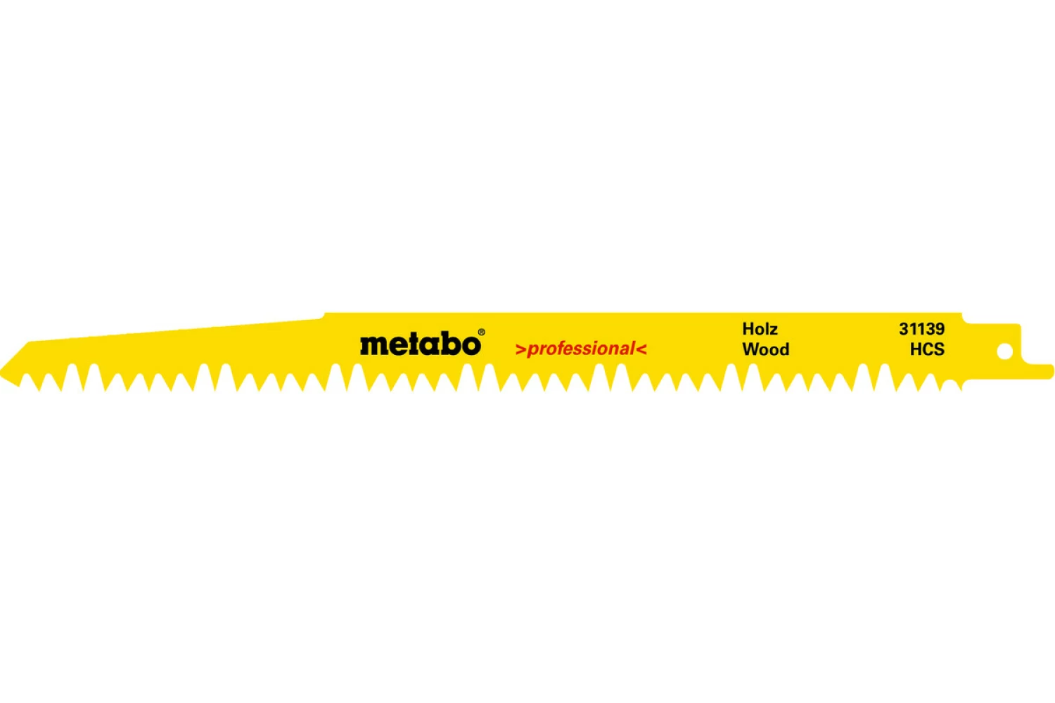 Metabo 631139000 Reciprozaagblad - 240 x 5TPI - Hout (2st)