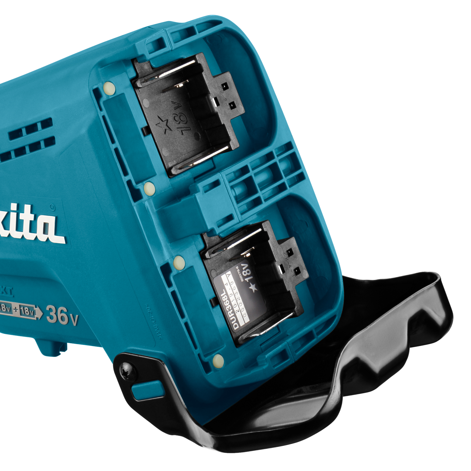 Makita DUR368LPT2 2x18V Li-Ion accu bosmaaier set (2x 5,0Ah) - D-Greep - 350mm - koolborstelloos-image