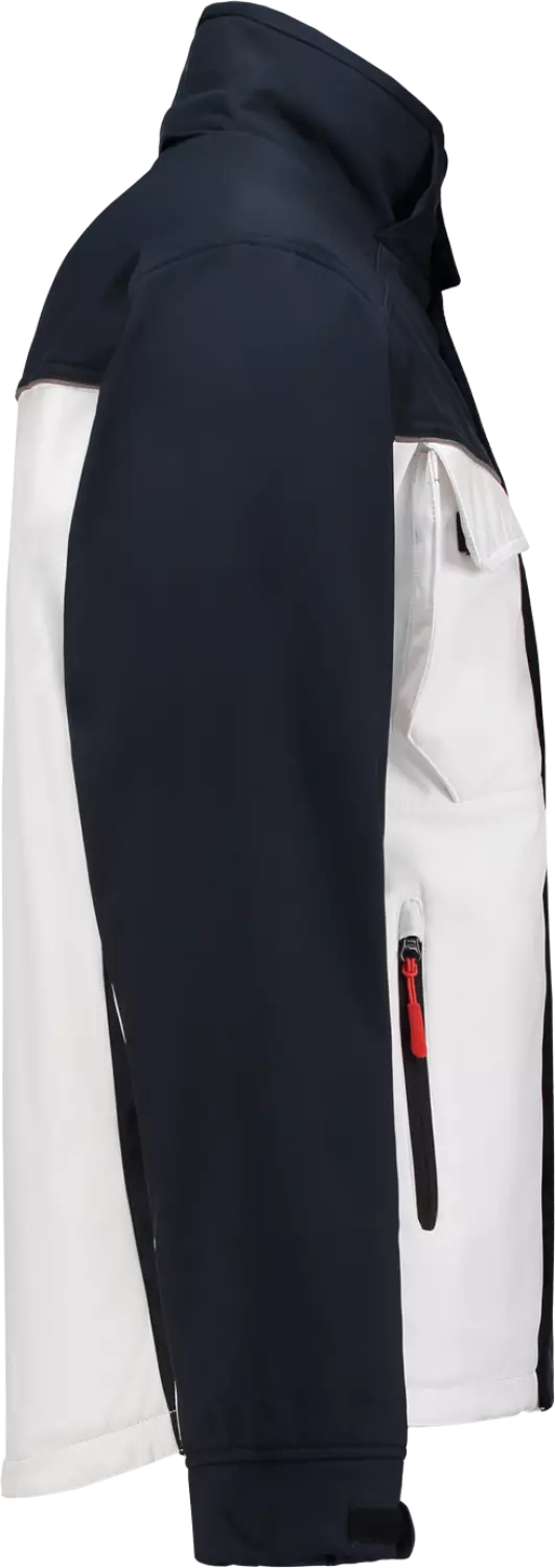 Workman 2511 Veste Softshell Hiver - Blanc / Bleu marine - L-image