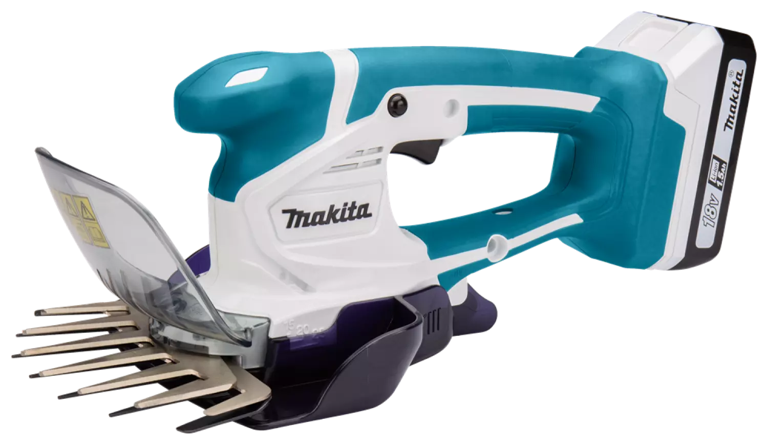 Makita UM603DWY 18V Li-Ion accu grasschaar set (1x 1,5Ah accu)-image