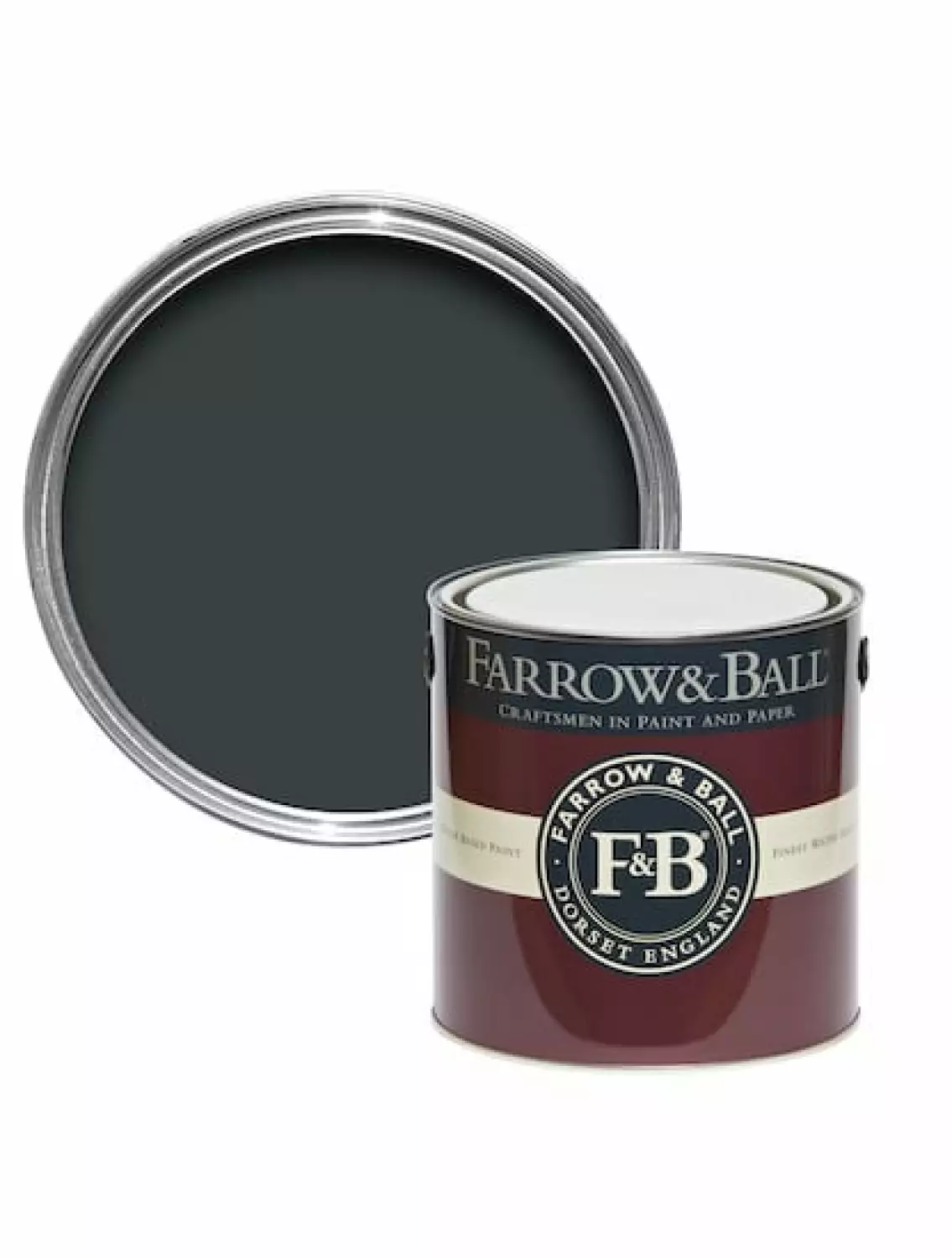 Farrow & Ball Estate Eggshell Off-Black No. 57 5L-image