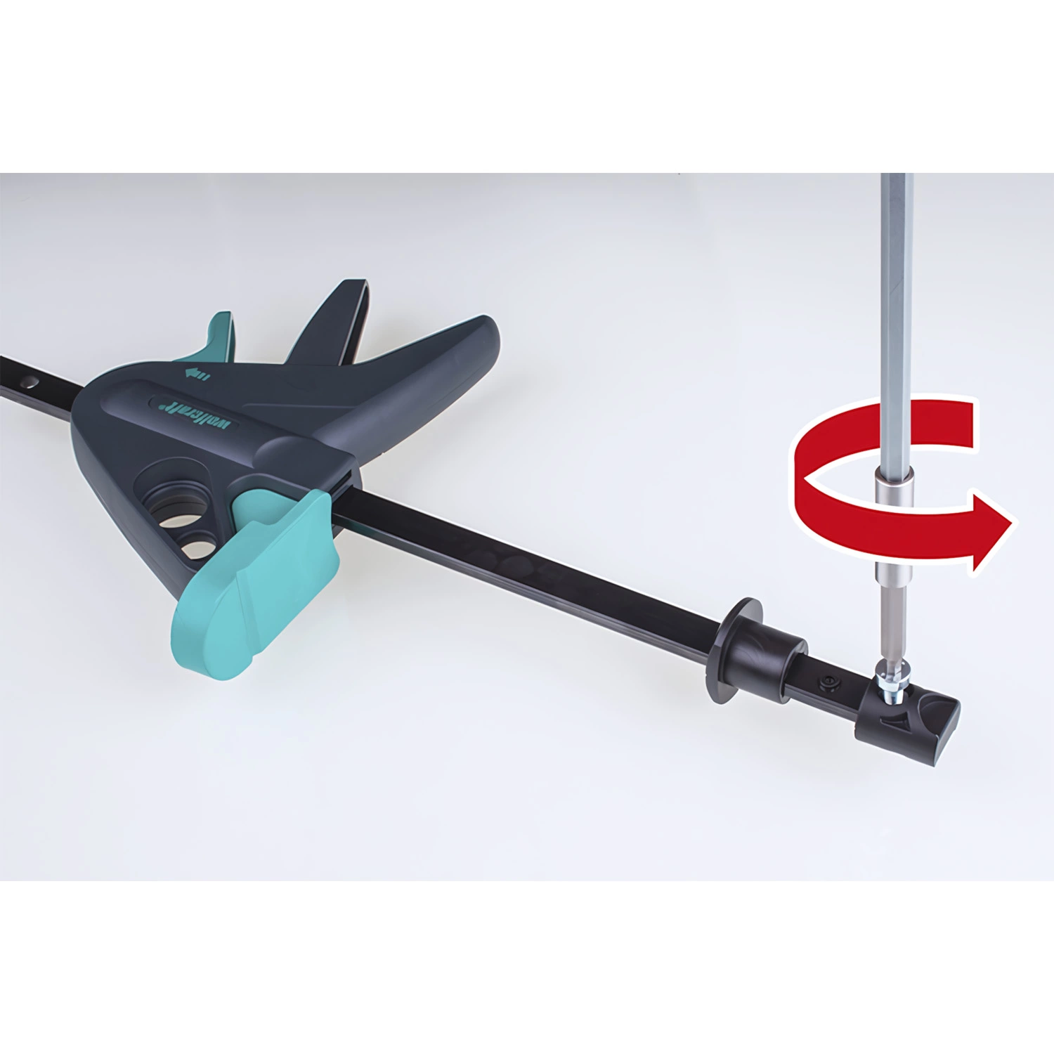 Wolfcraft 3036000 Tendeur de plan de travail PRO 65-150-W pour établi-image