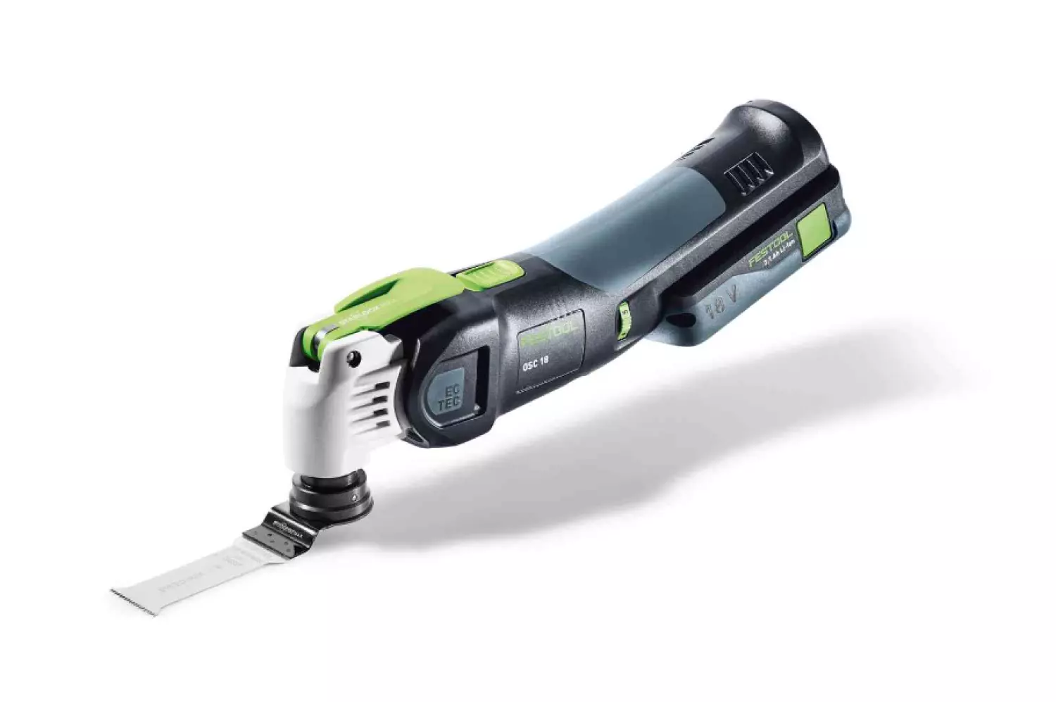 Festool OSC 18 HPC4,0 EI-Plus 18V Li-Ion accu oscillerende set (1x 4,0Ah) in systainer - koolborstelloos-image