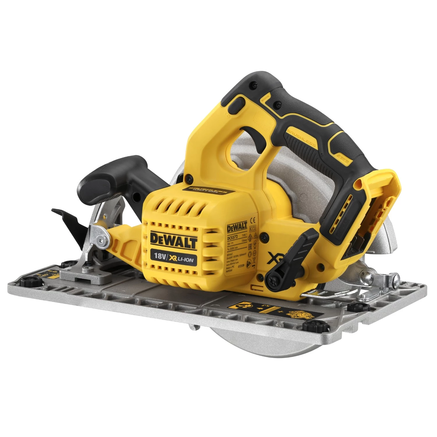 DeWALT DCS572N-XJ Corps de scie circulaire sans fil Li-ion XR 18 V - 184 mm-image