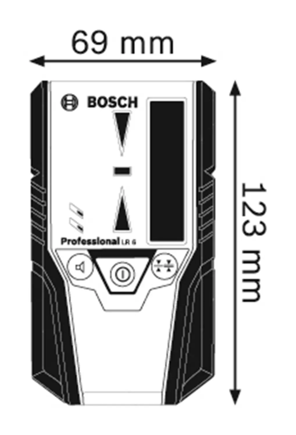 Bosch LR 6 laserontvanger - rood-image