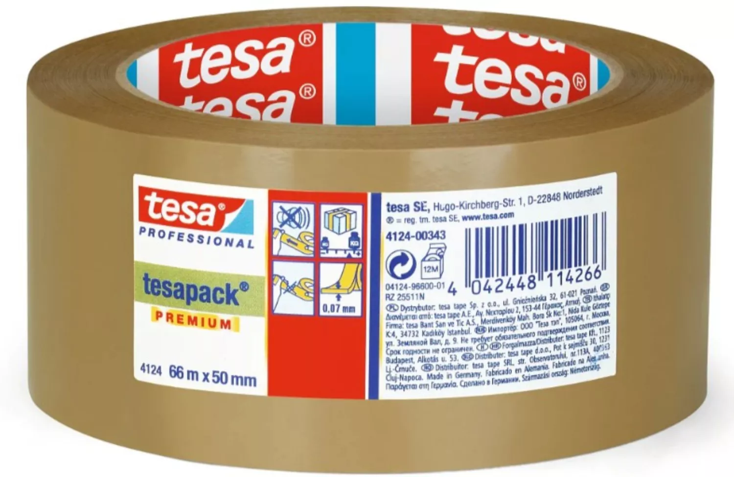 Tesa 4124 Verpakkingstape PVC-image