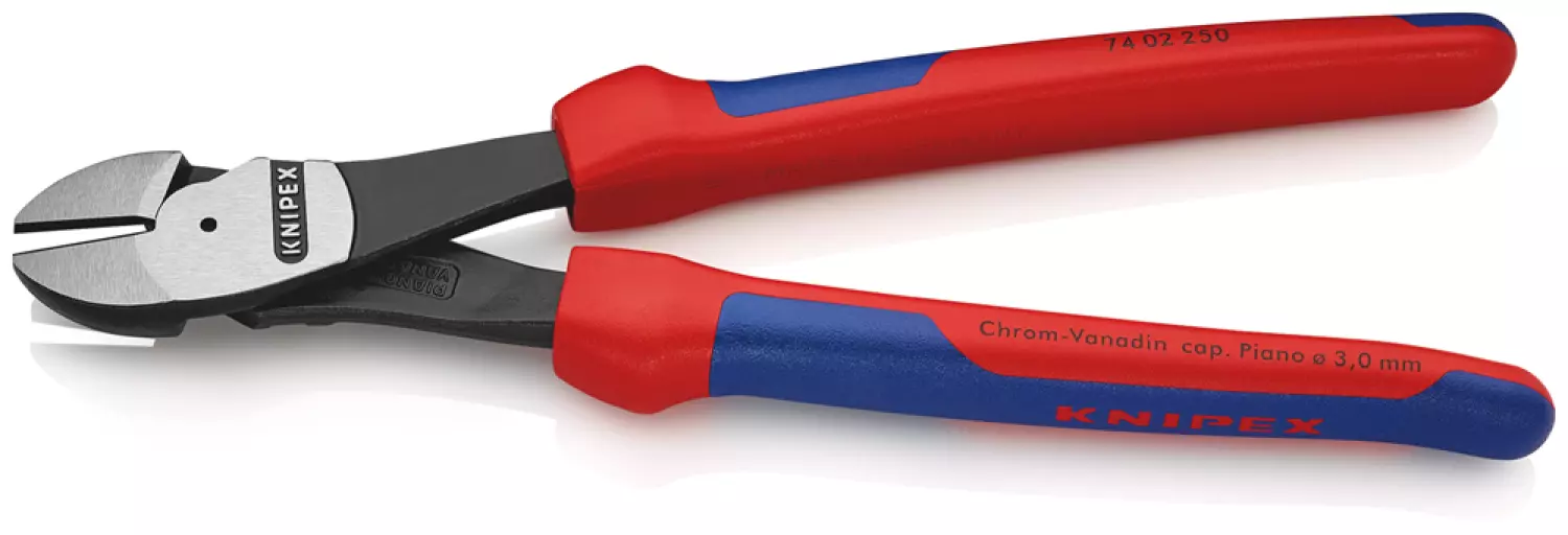 Knipex 74 02 250 - Pince coupante de côté à forte démultiplication-image