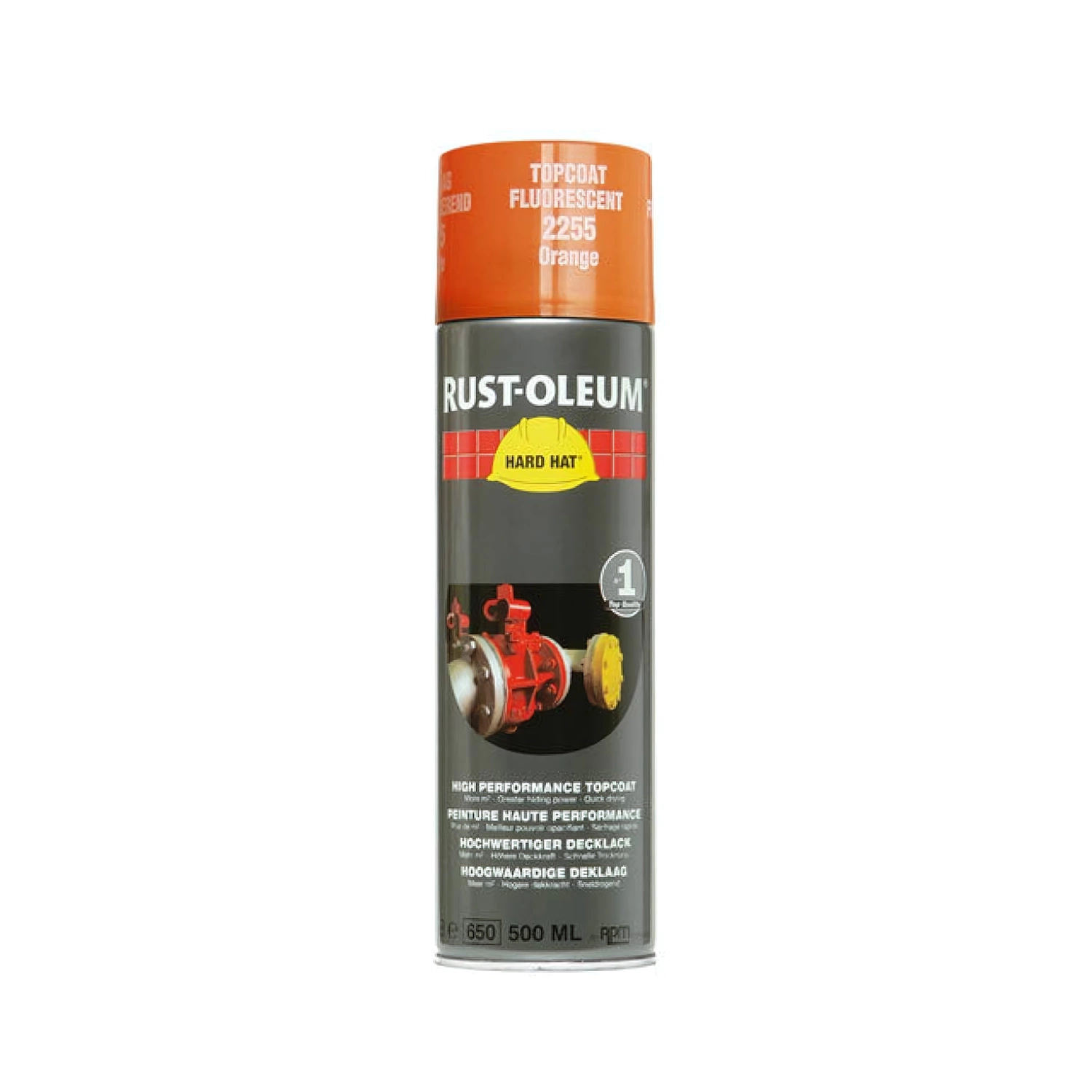 Rust-Oleum Hard Hat 2166 - RAL 3020 verkeersrood - 0,5L-image