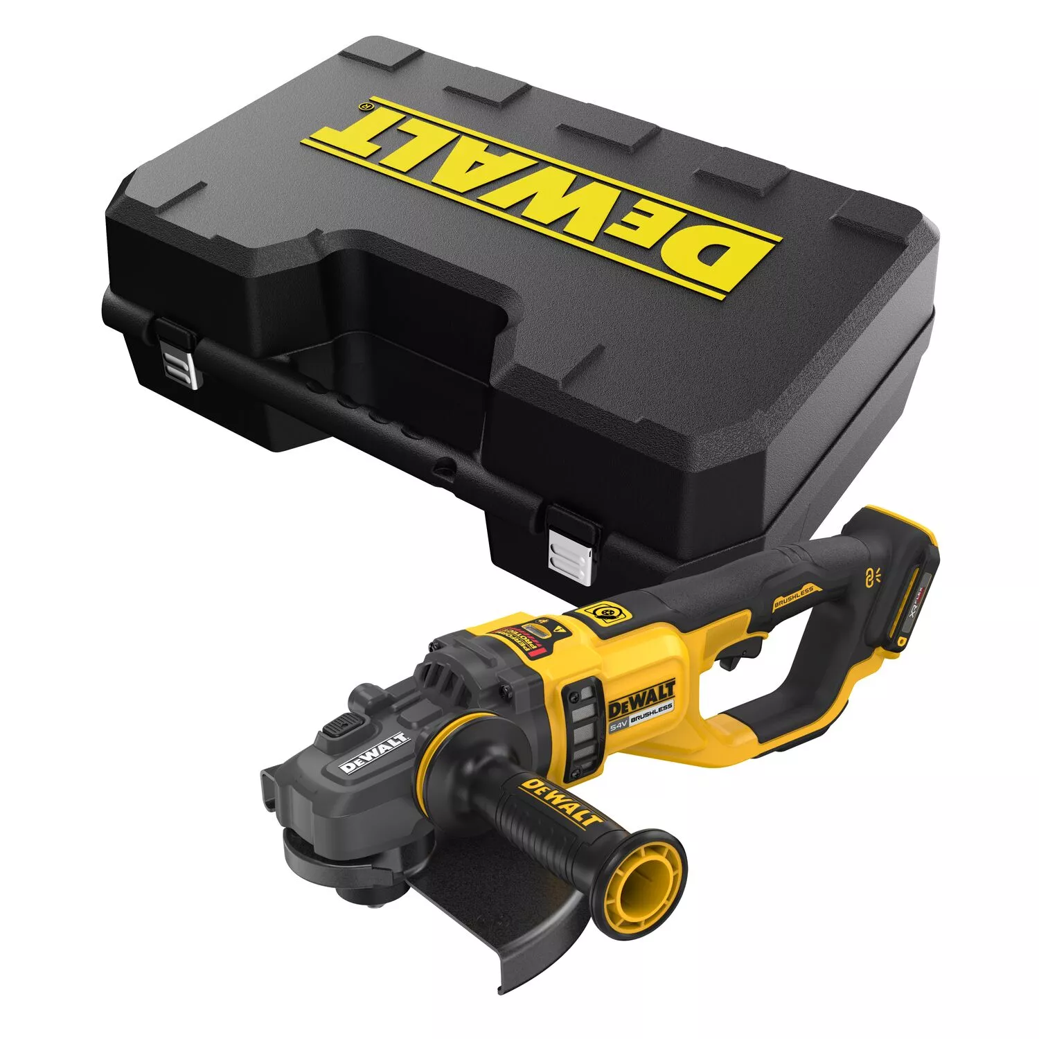 DeWALT DCG460NK Corps de meuleuse d'angle sans fil Li-ion Flexvolt 54 V dans un coffret - 230 mm-image