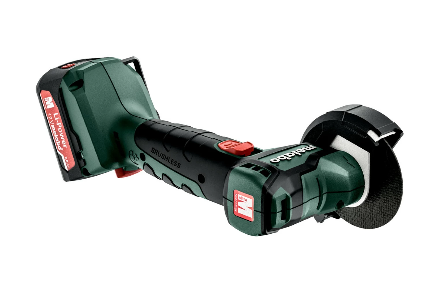 Metabo PowerMaxx CC 12 BL 12V accu haakse slijper set (2x 2,0Ah) in MetaBOX - 76 mm-image