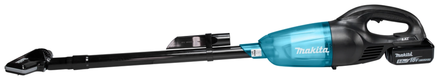 Makita DCL180RTB 18V Li-Ion Accu Steelstofzuiger set (1x 5.0Ah) - 0,65L-image