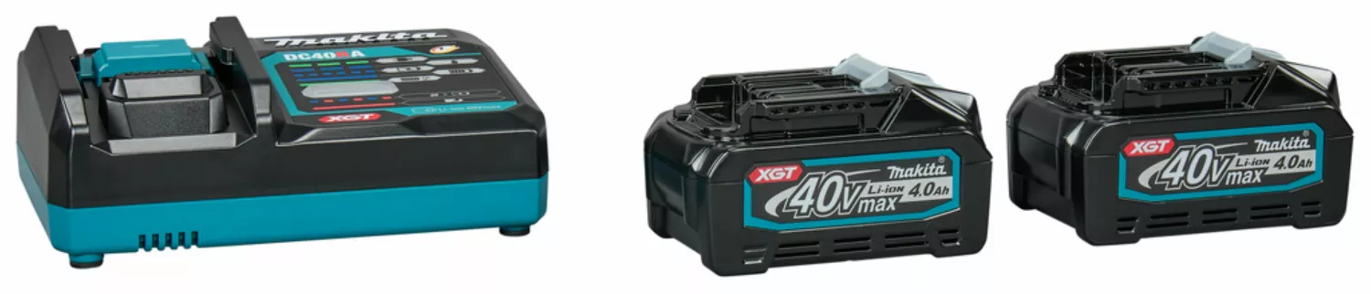 Makita Kit de démarrage de batterie XGT DC40RA/2xBL4040-image