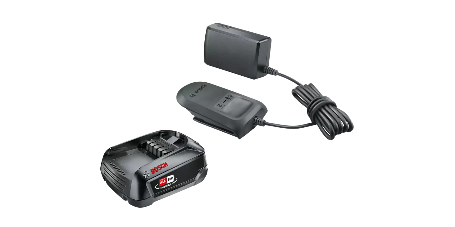 Ensemble de démarrage de Bosch Alliance Set 18V Li -ion Battery Starter (1x2.5Ah) + Charger - 1600A02625-image