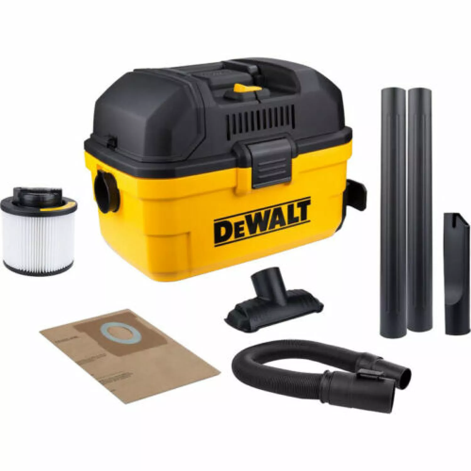 DeWALT DXV15T Stofzuiger in Toolbox - Nat/Droog - 1100W - 15L-image