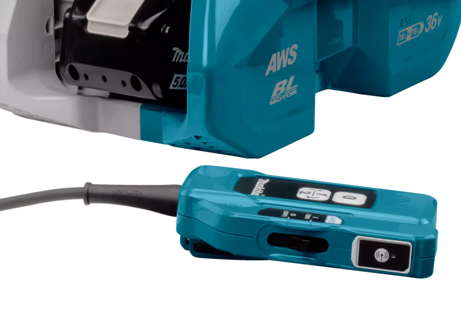 Makita DVC665ZU 2x18V Li-Ion rugstofzuiger body incl. accessoires - 1800L/min - 110mbar - koolborstelloos-image