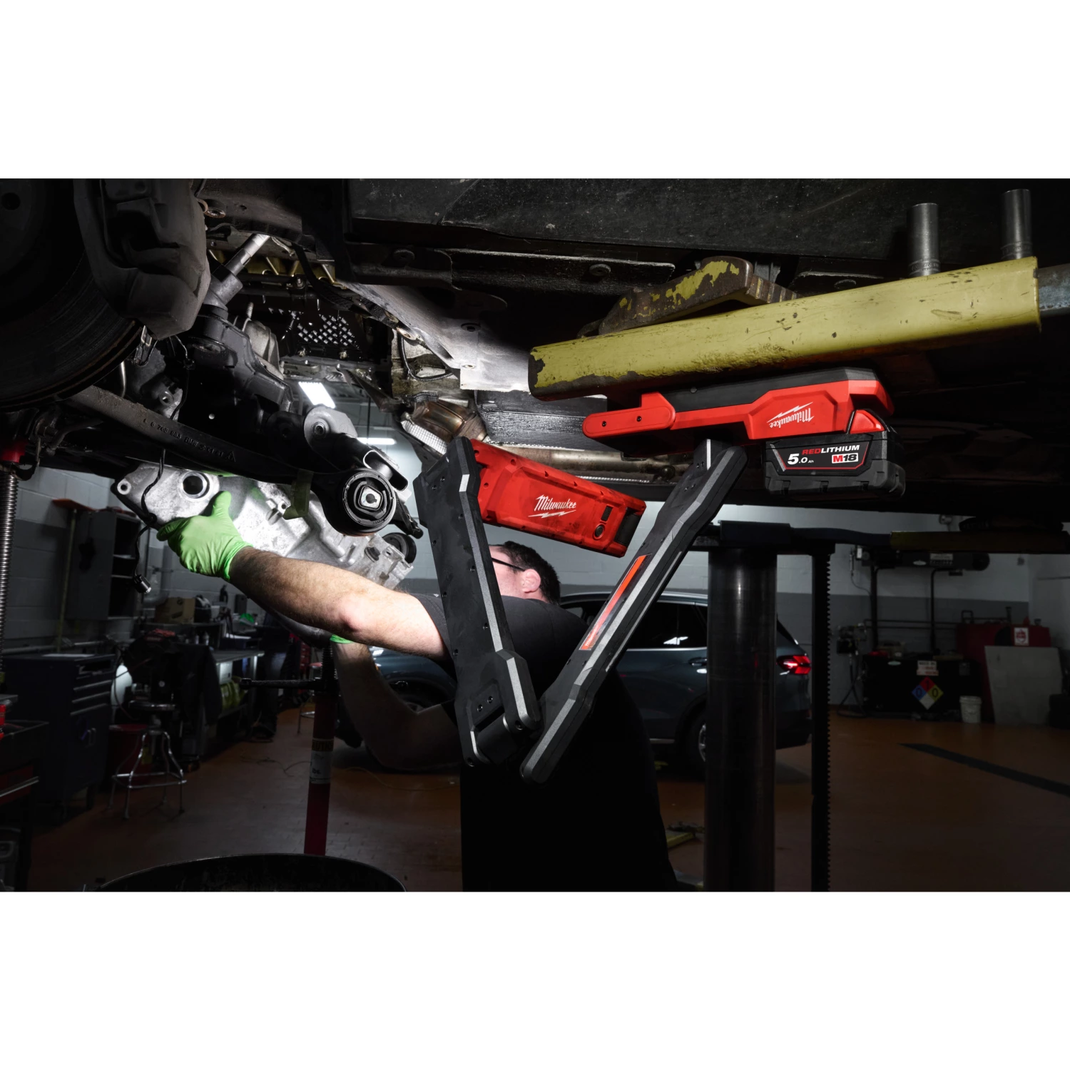 Milwaukee M18 ABL-0 18V Li-Ion Opvouwbare Magneet Lamp - Trueview - 2500Lm-image