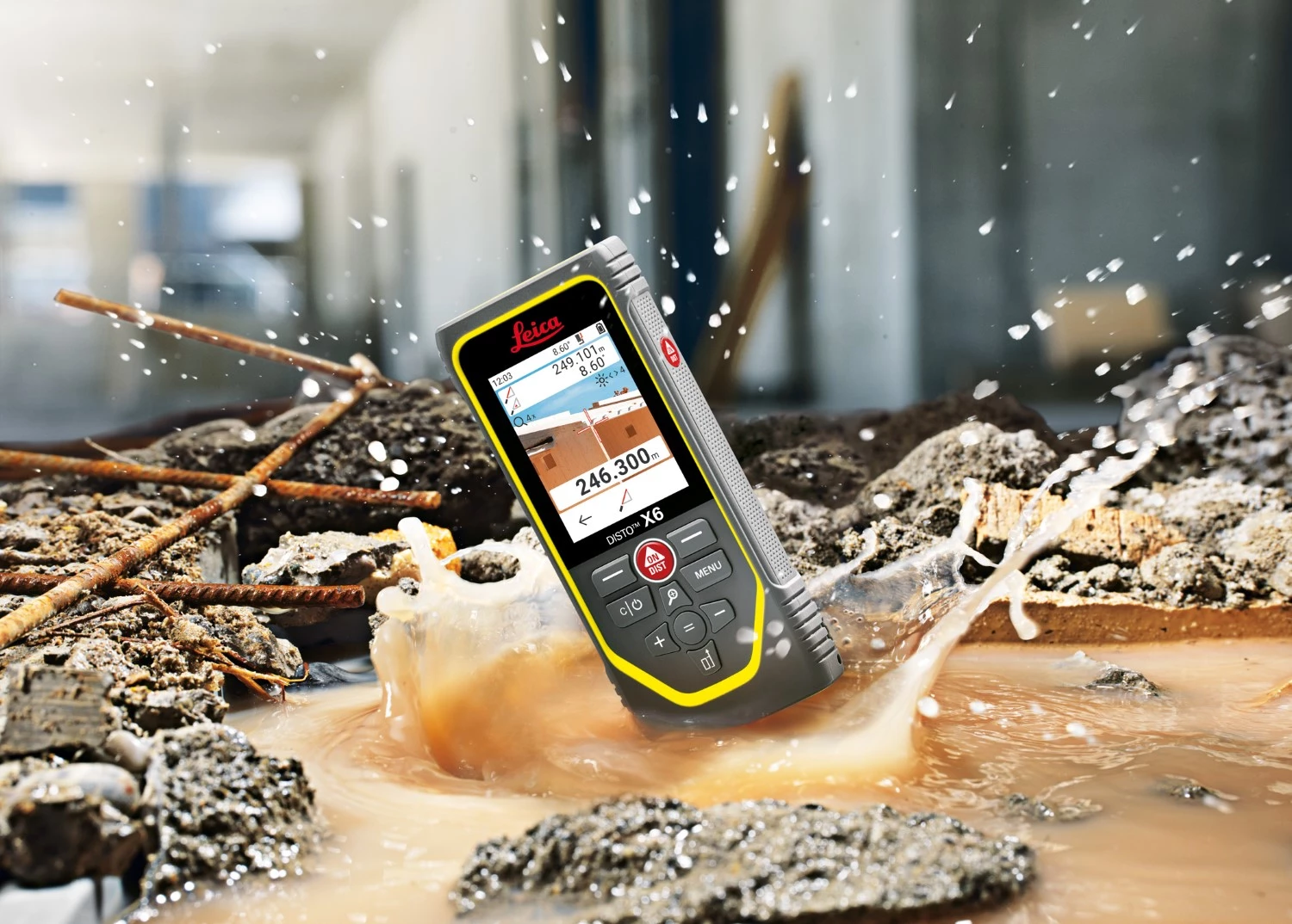 Leica Disto X6 P2P Afstandsmeter set incl. statief in koffer - Bluetooth - 250m - IP65-image