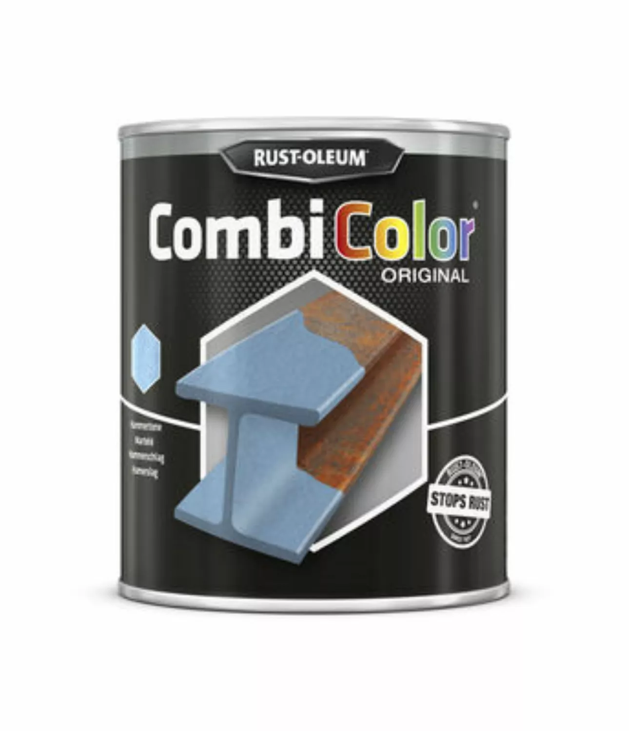 Rust-Oleum CombiColor hammertone brown 0,75L-image