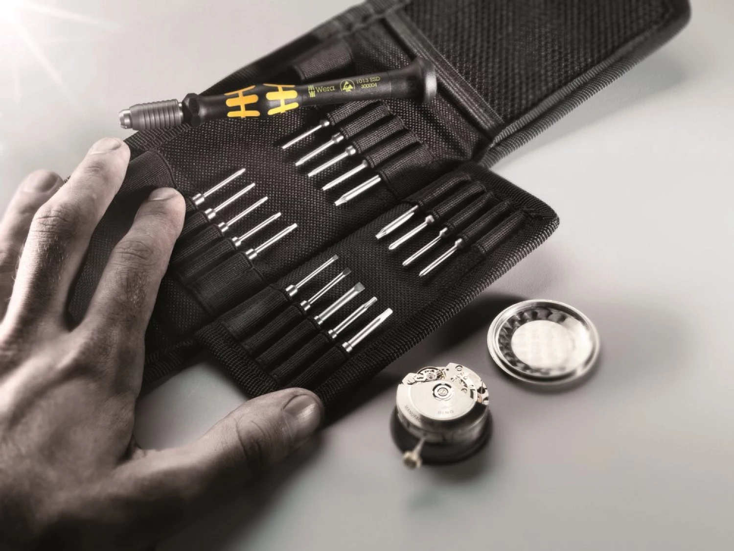 Wera 05073671001 20 pièces Kraftform Kompakt Micro 20 ESD 1 Jeu de tournevis dans un étui-image