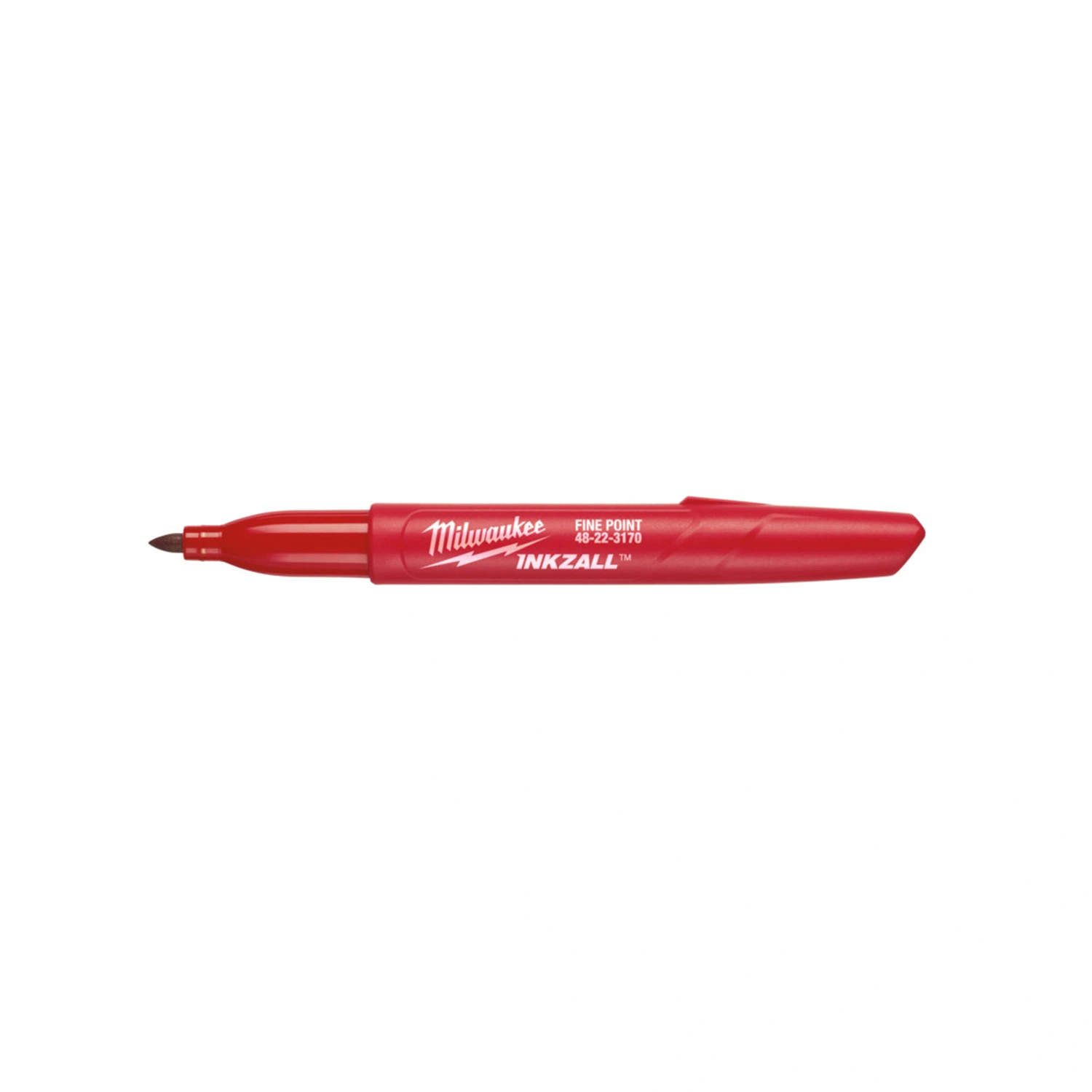 Milwaukee 48223170 Marqueur Inkzall à pointe fine - Rouge – 1 mm