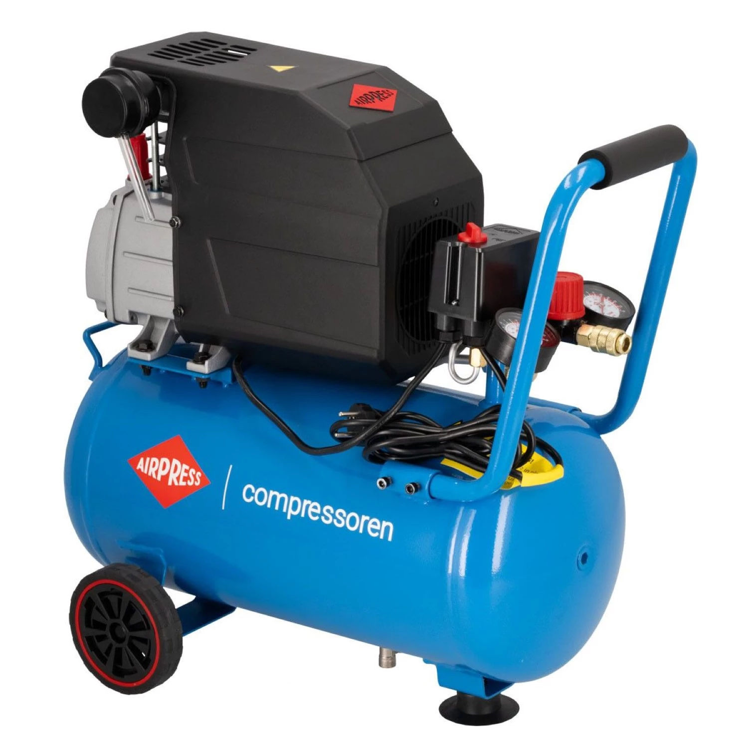 Airpress HL 260-25 Compressor - 8 bar - 206 L/min - 24L - met gratis 7-delige Airpress accessoiresset