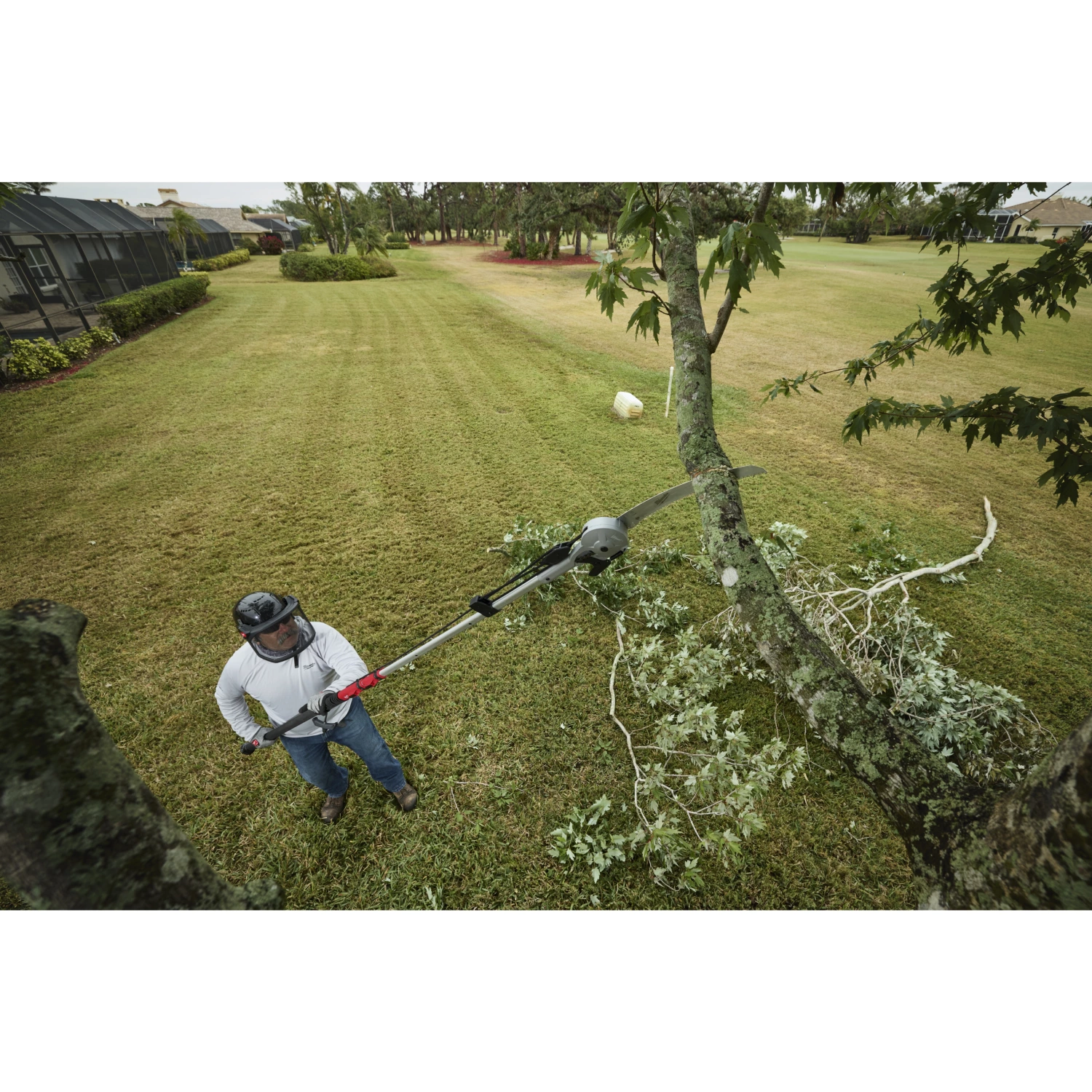 Milwaukee 4932498626 Scie à perche et sécateur-image