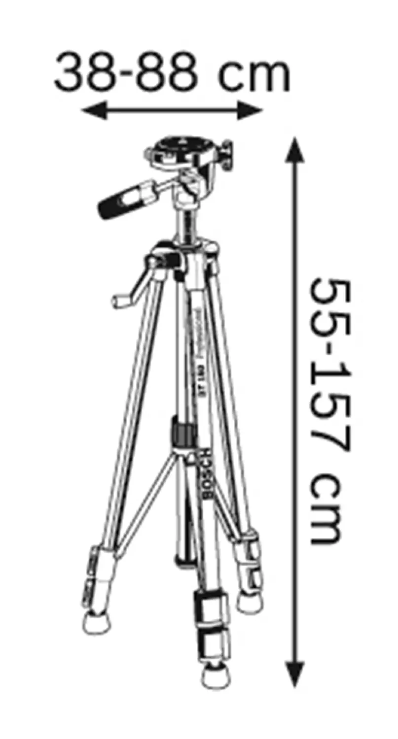 Bosch BT 150 statief voor laser-image