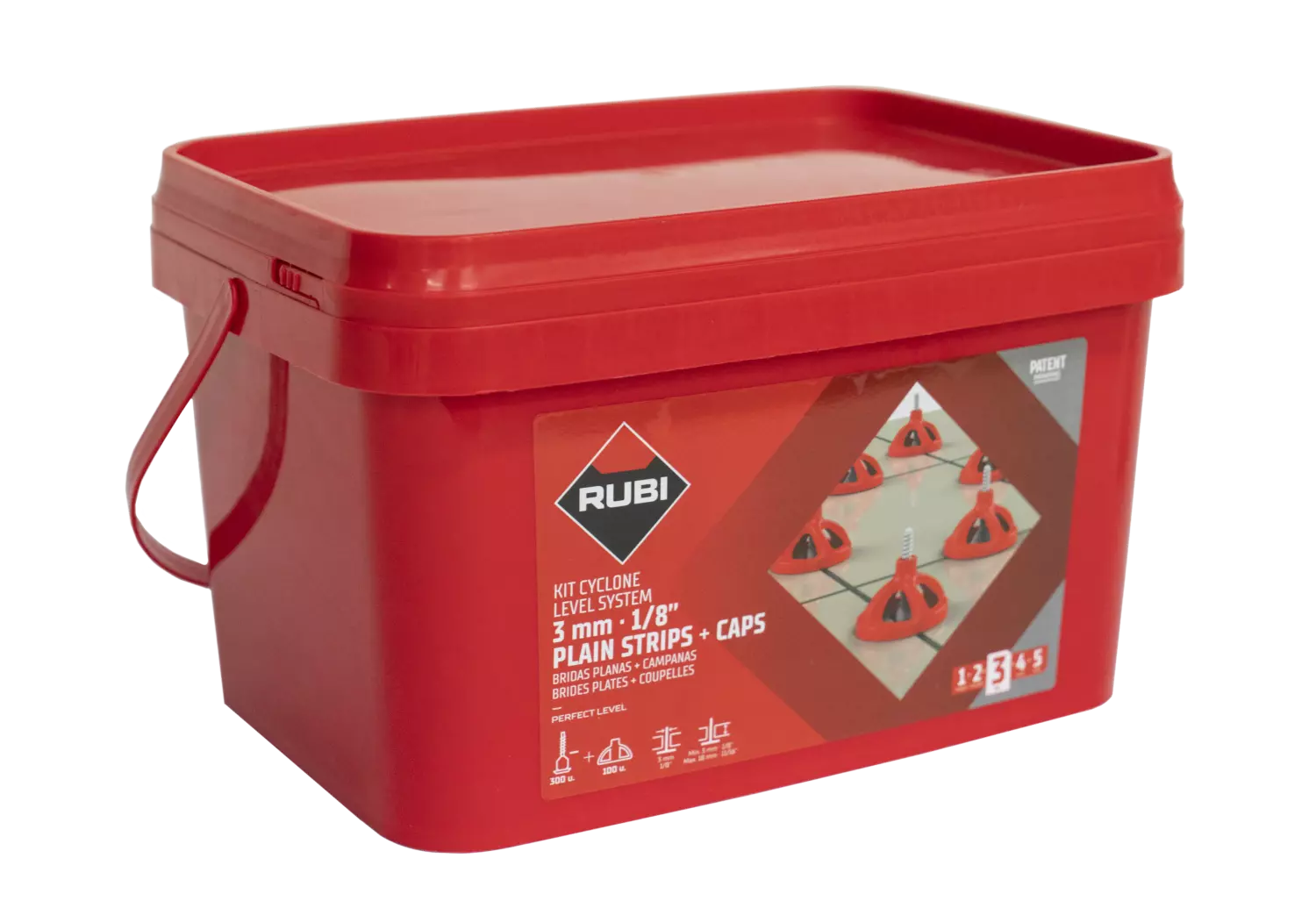 Rubi 35965 Kit de démarrage Cyclone Level - largeur de joint 3,0 mm
