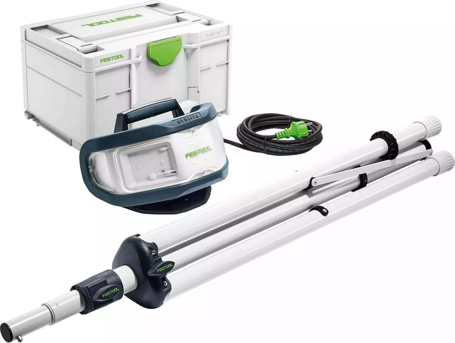 Festool DUO-Set SYSLITE Bouwstraler incl. statief in systainer - 112W-image