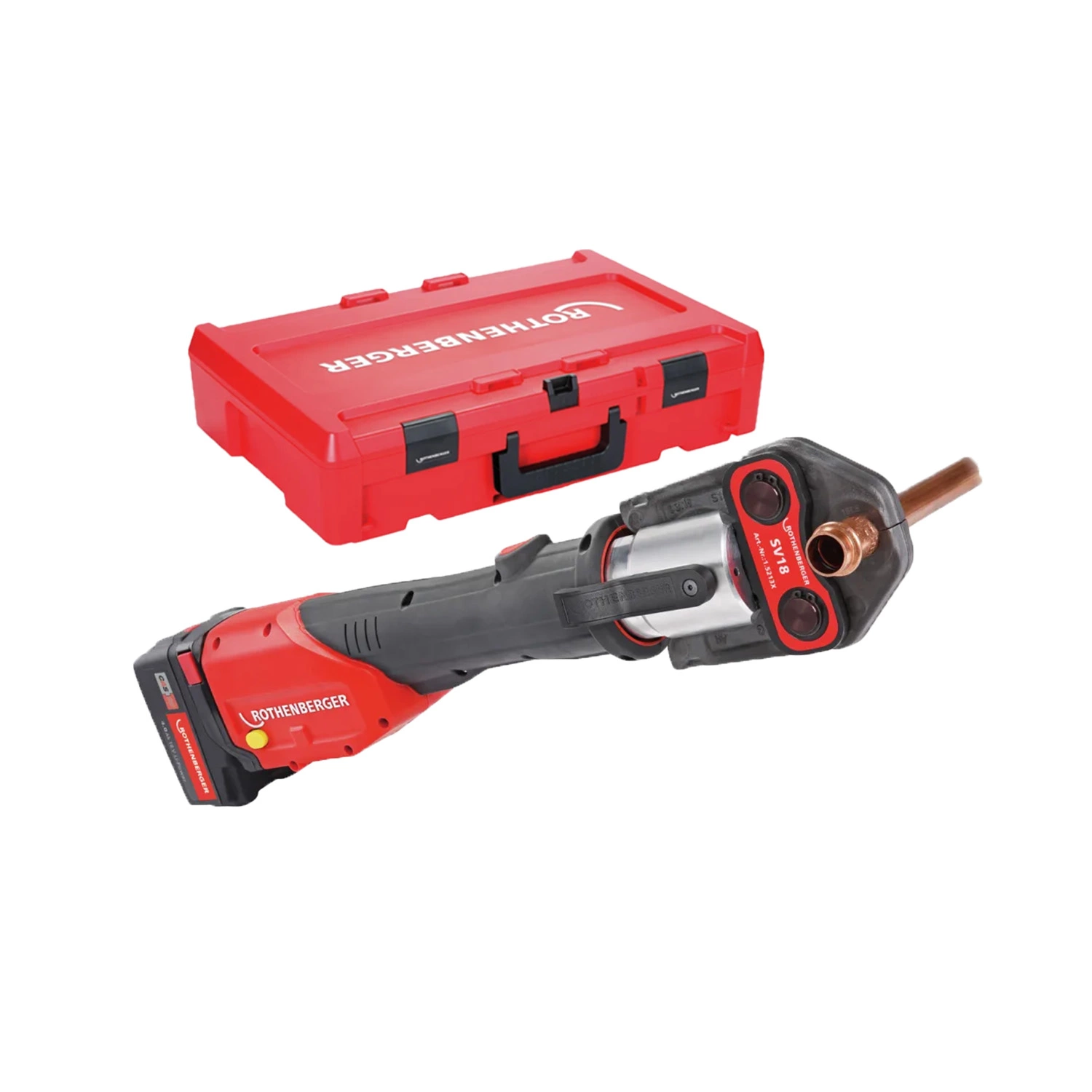 Rothenberger 1000002683 Romax 4000 18V accu perstang in koffer - CAS-image