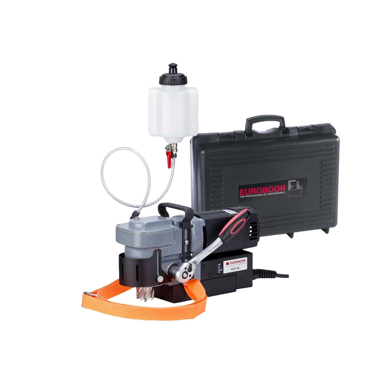 Euroboor ECO.36 - Perceuse à colonne magnétique dans mallette - 1050W - avec accessoires-image