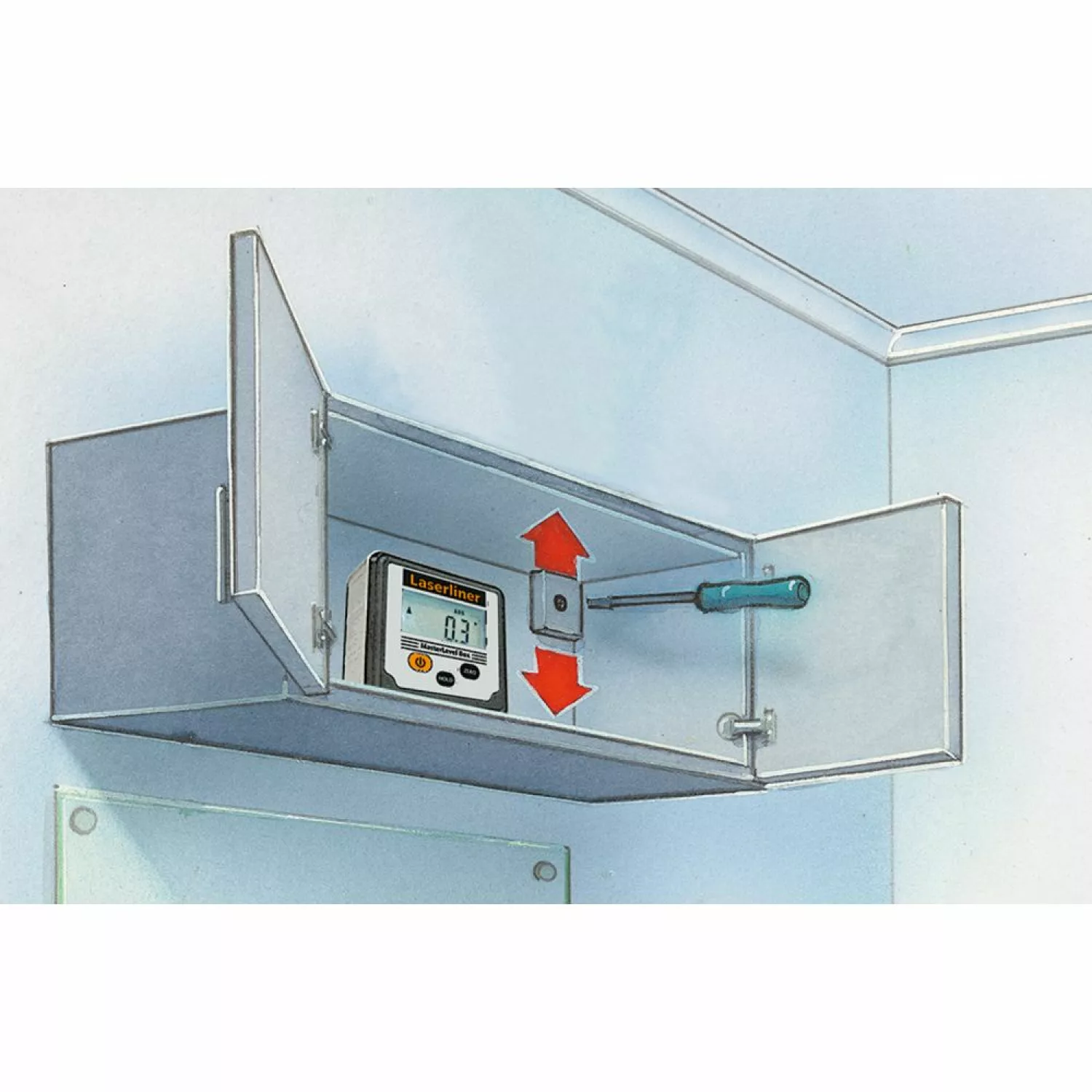 Laserliner MasterLevel Box Elektronische waterpas - magnetisch-image