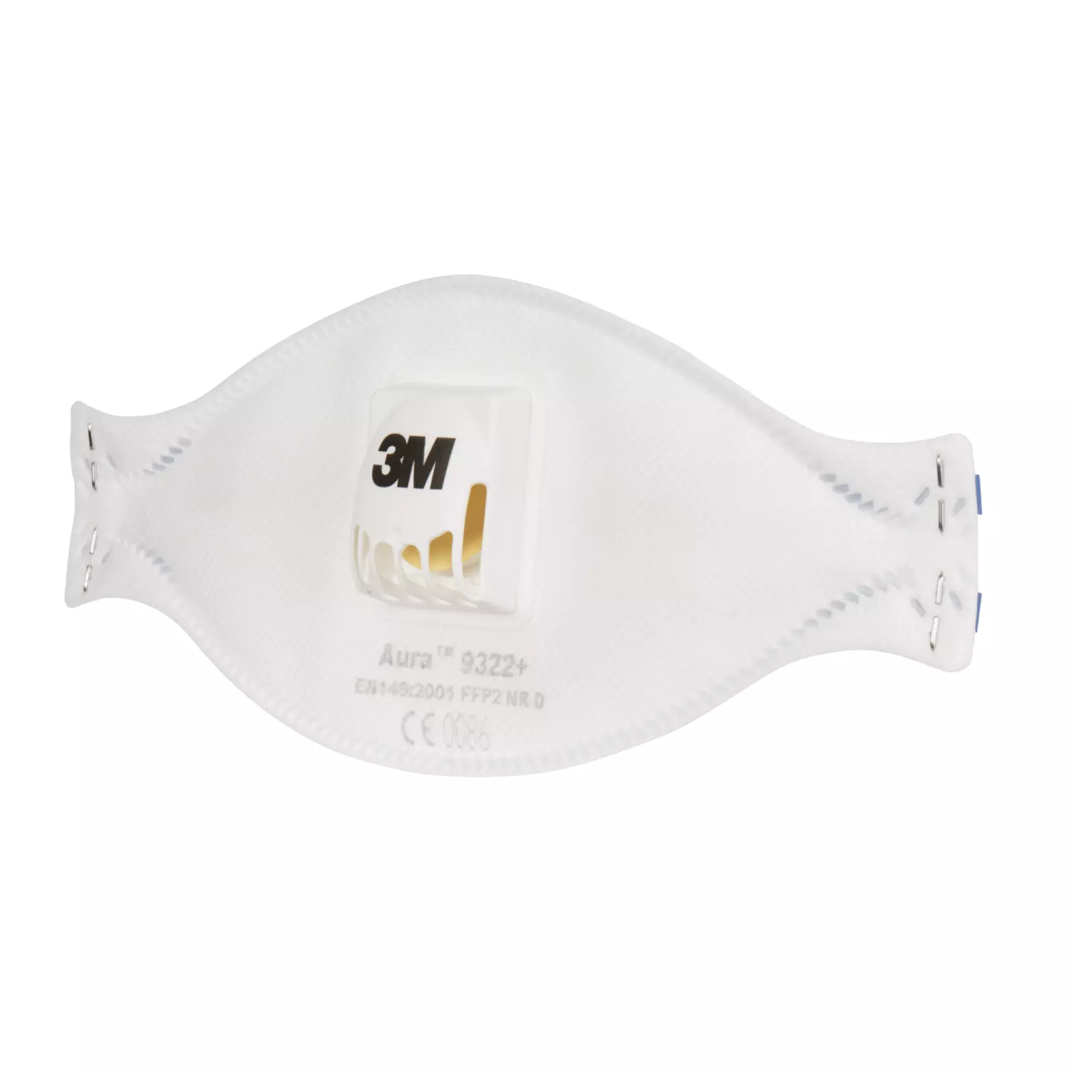 3M 9322+ Masque anti-poussière Aura - FFP2 - Sans entretien - Plissé - Avec soupape d'expiration-image