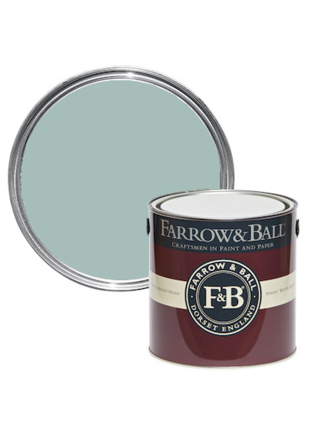 Farrow & Ball Exterior Eggshell Ancona Blue No. 9805 - 750ML 6 Year-image