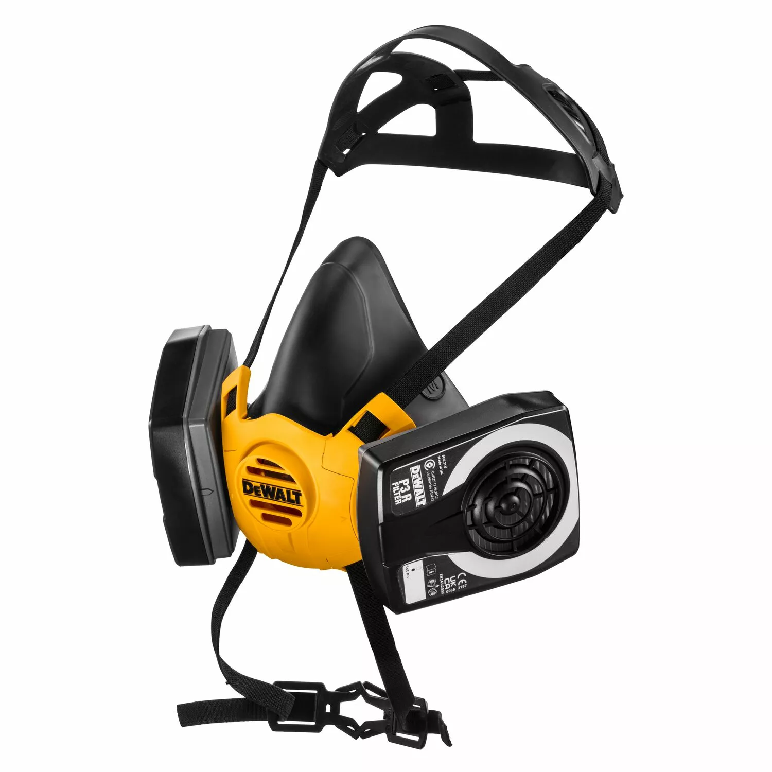 DeWalt DXIR1HMLP3 Demi-masque léger avec filtres P3 - Taille L-image