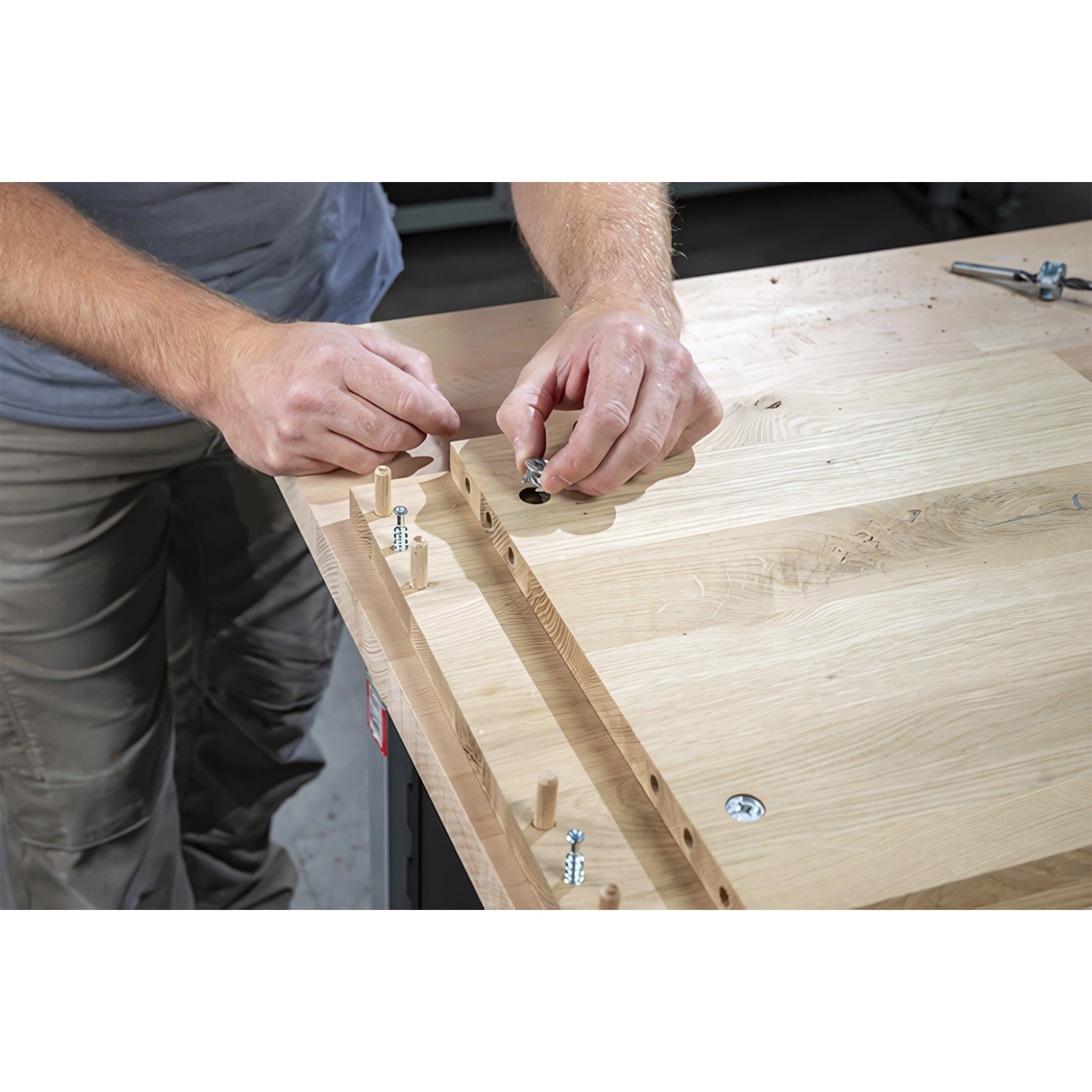 Wolfcraft 4665000 53-delige Meubelverbinding Set voor excenter-meubelverbindingen-image
