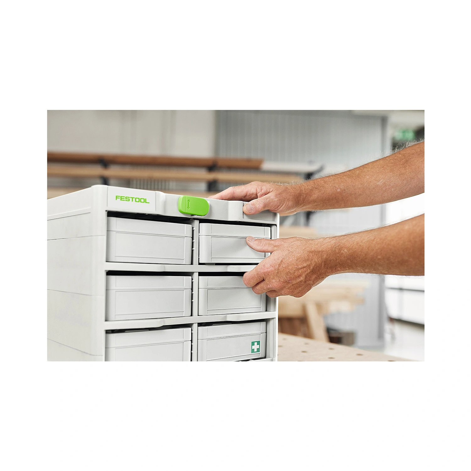 Festool SYS3-RK/6 M 337 Systainer³ Rack voor Systainers³ S 76