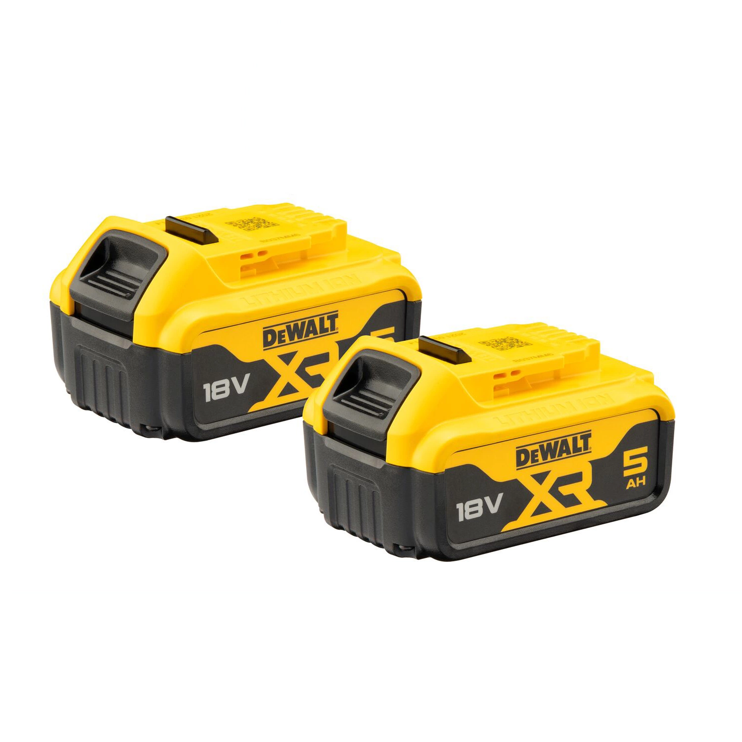 DeWALT DCB1104P2 18V Li-ion XR accu Starterset (2x 5.0Ah) + lader-image