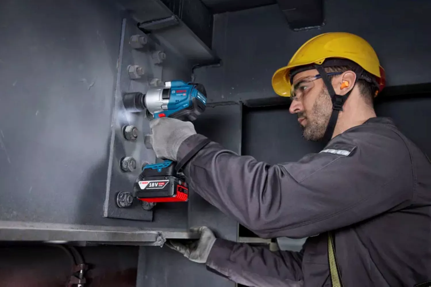 Bosch GDS 18V-780 Batterie 18 V Corps de clé à chocs dans L-boxx - 780 Nm-image