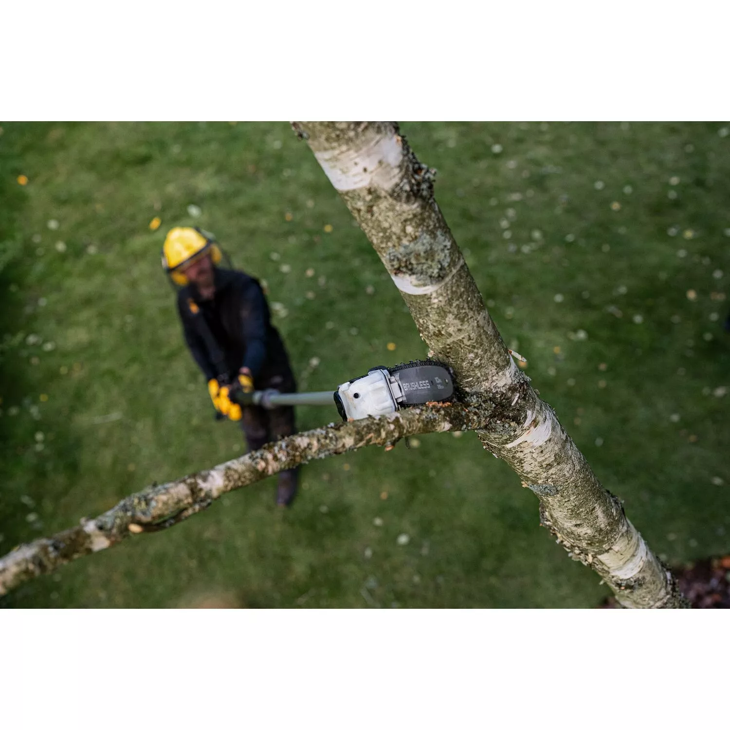 DeWALT DCMPS635N Corps de tronçonneuse sans fil 54 V XR Flexvolt Li-ion sur manche - 25 cm-image