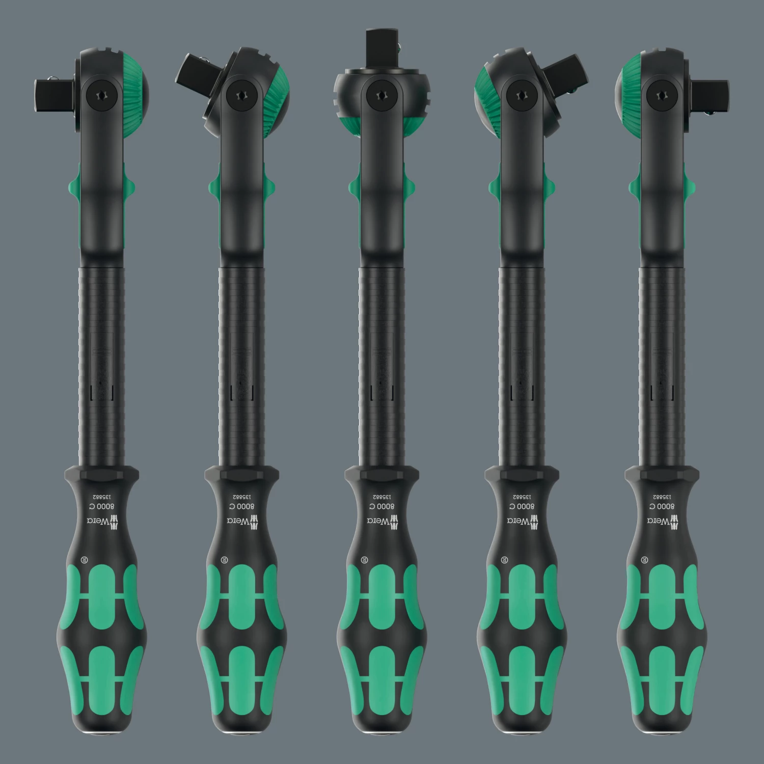 Wera 05135882001 8000 C Black Edition Zyklop Speed Ratel - 1/2" - 277mm-image