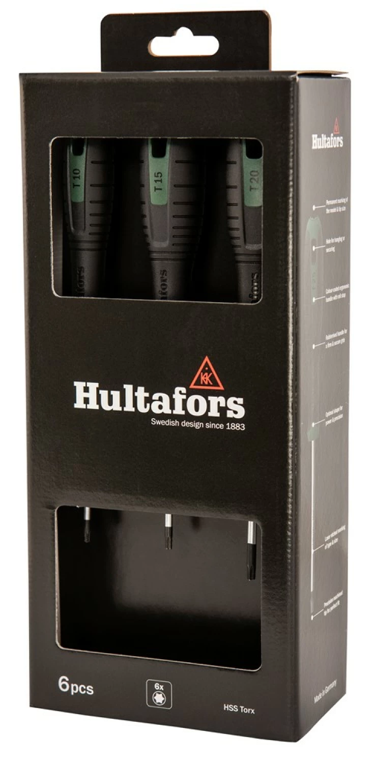 Hultafors HSS Torx® Schroevendraaierset - 6 stuks-image