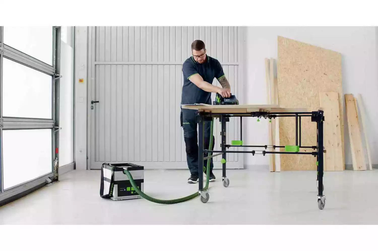 Festool CTMC SYS I-Basic 36V (2x18V) Li-Ion accu stofzuiger - M-klasse - 2400l/min-image