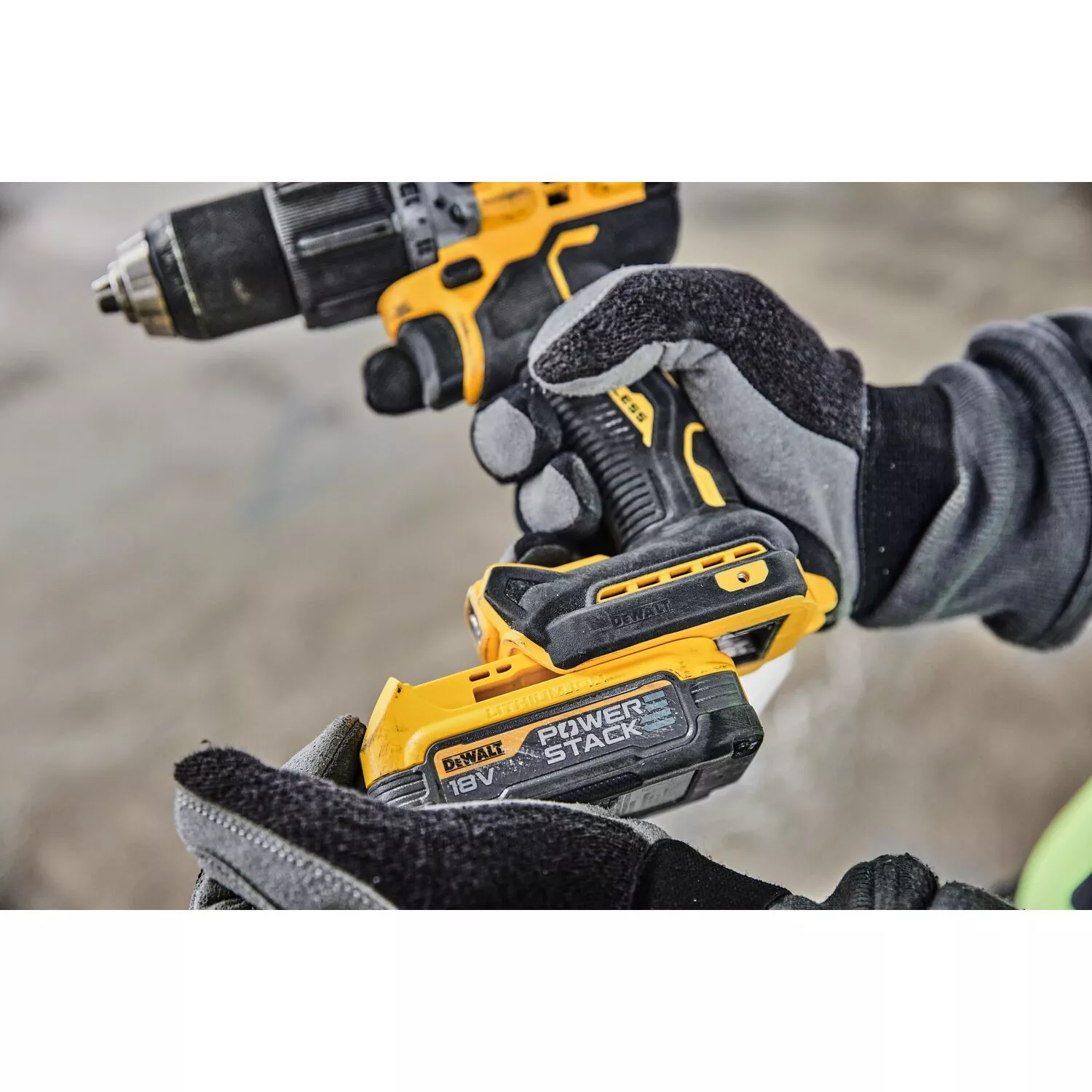 DeWALT DCD805E2T-QW 18V Li-ion XR Accu klopboor- /schroefmachine G3 set (2x Powerstack Accu) in TSTAK koffer-image