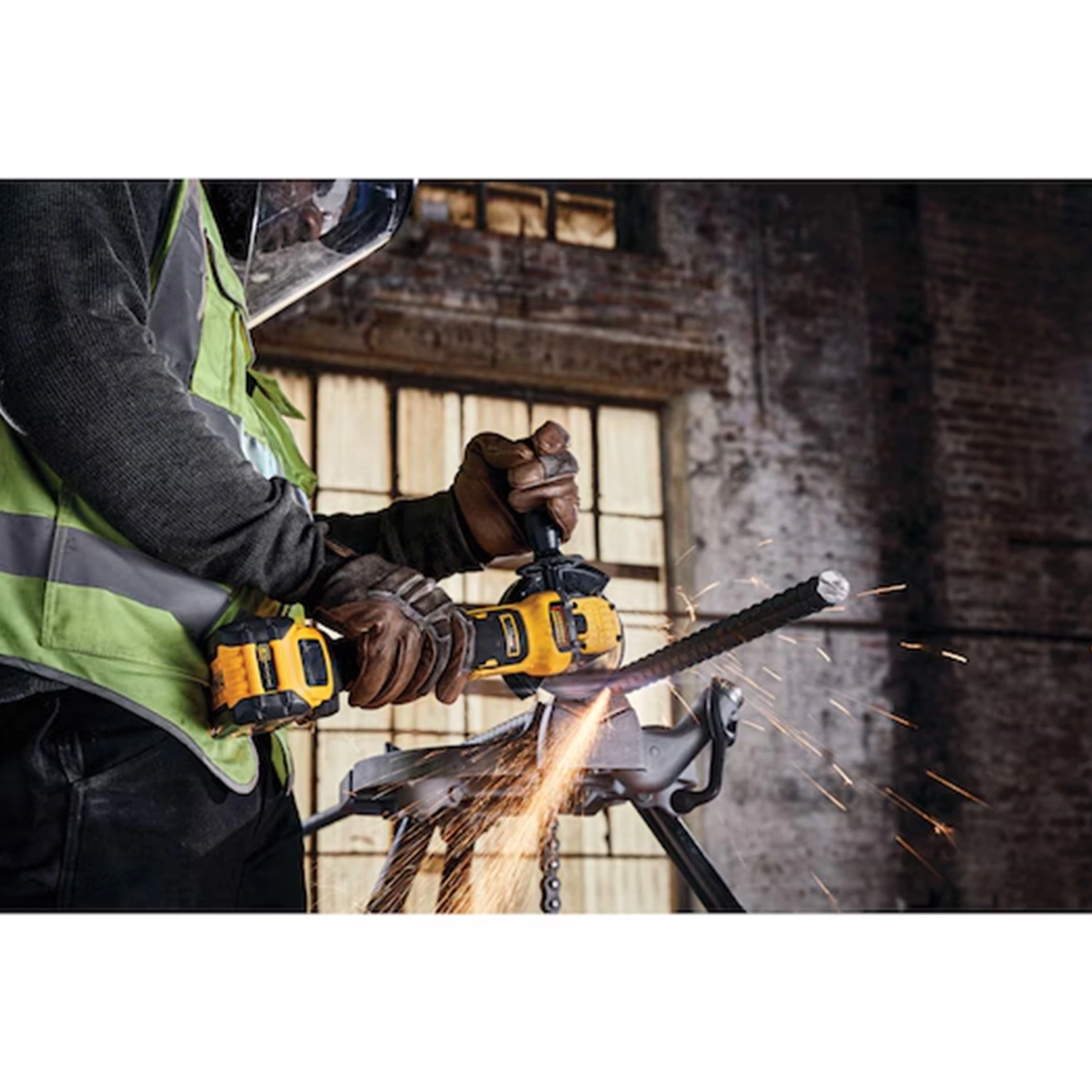 DeWALT DCF409VSNT 18V Li-ion advantage accu haakse slijper body in TSTAK - 125mm - variabele snelheid-image